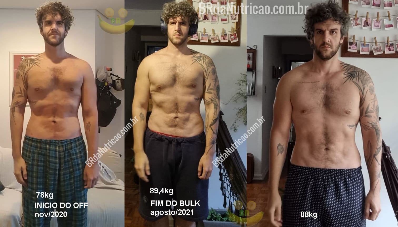 Matheus Rocha – Evolução com acompanhamento nutricional esportivo