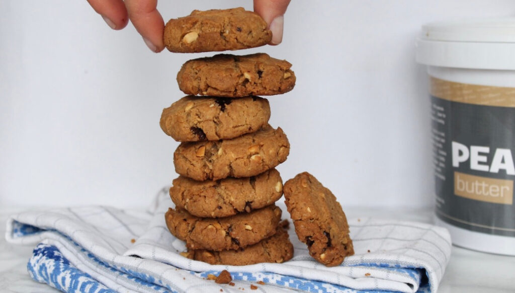 Biscoitos de pasta de amendoim
