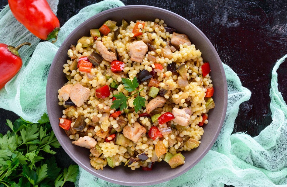 Almoço vegetariano ou vegano para ganhar massa muscular